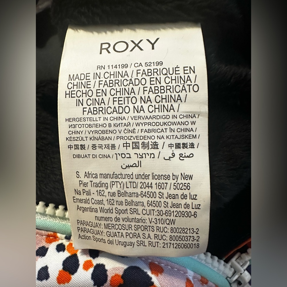 Roxy Girl Size 12 Months Dryflight Snowsuit Bunting Pre-owned - Picture 7 of 13